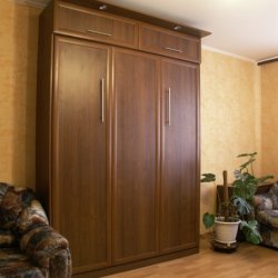 Откидная встроенная шкаф-кровать в Красноярске на заказ